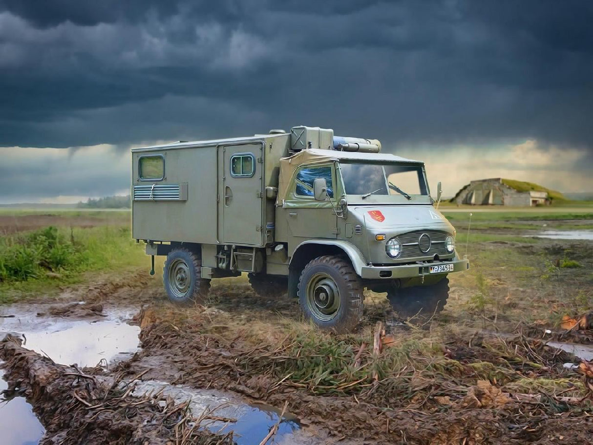 Icm Unimog S 404 With Box Body, German Military Truck