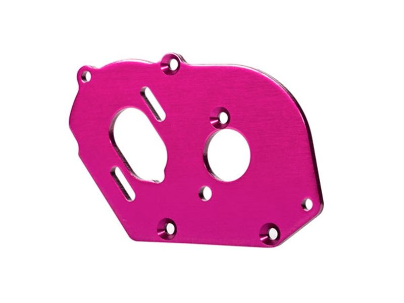 Traxxas Aluminium Motor Plate (Pink) 4mm Thick