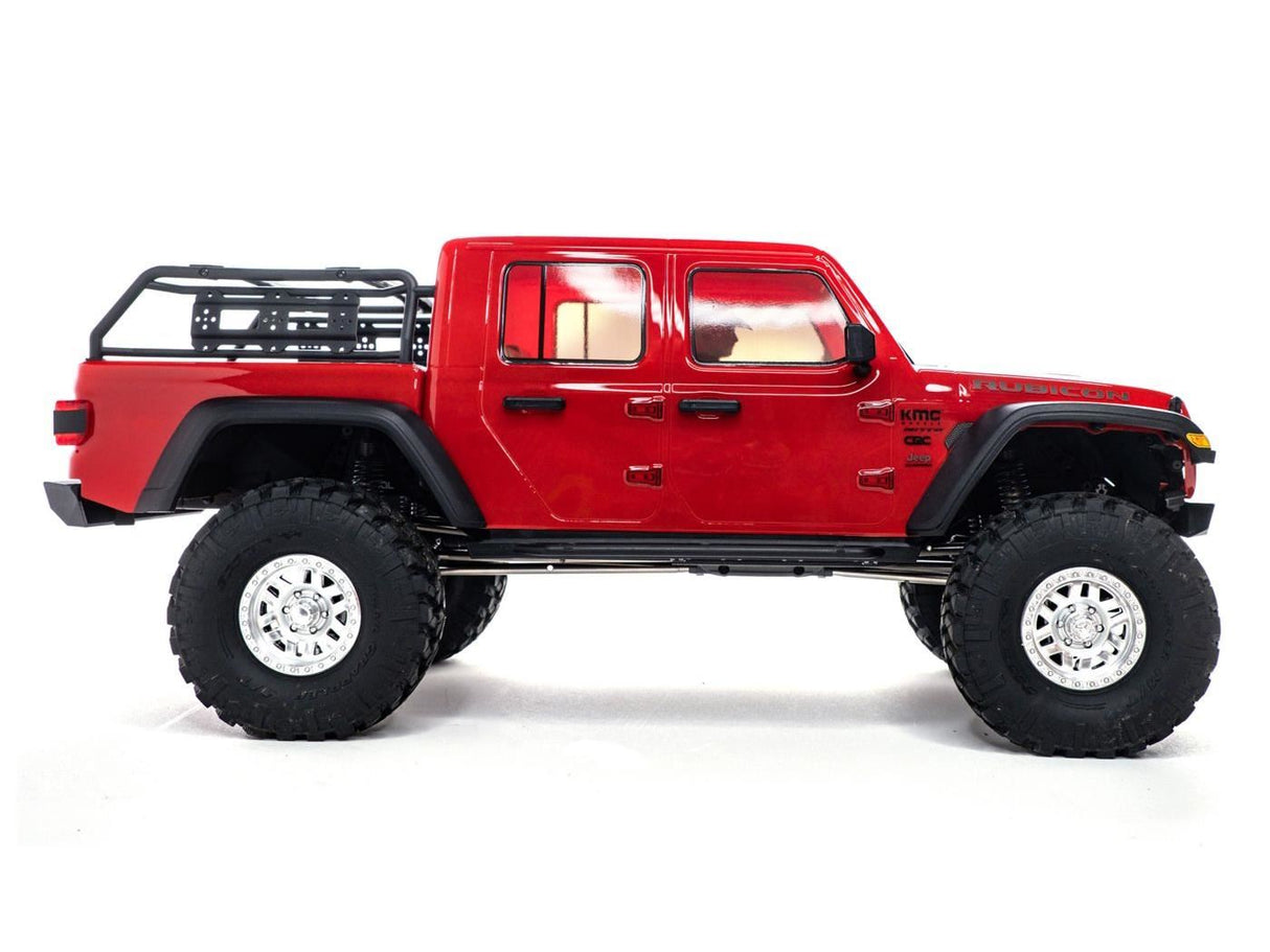 Axial 1/10 SCX10III Jeep JT Gladiator with Portals RTR, Red