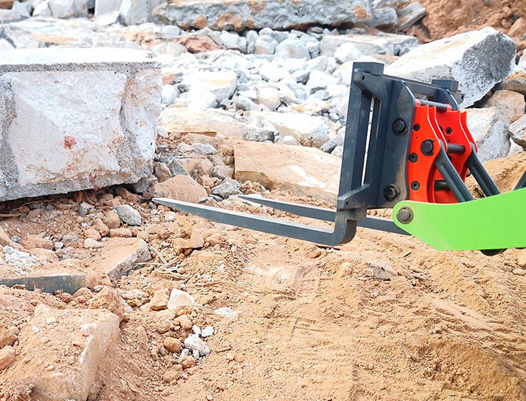 RC4WD QUICK CONNECT PALLET FORK ATTACHMENT FOR 1/14 SCALE EARTH MOVER 870K HYDRAULIC WHEEL LOADER