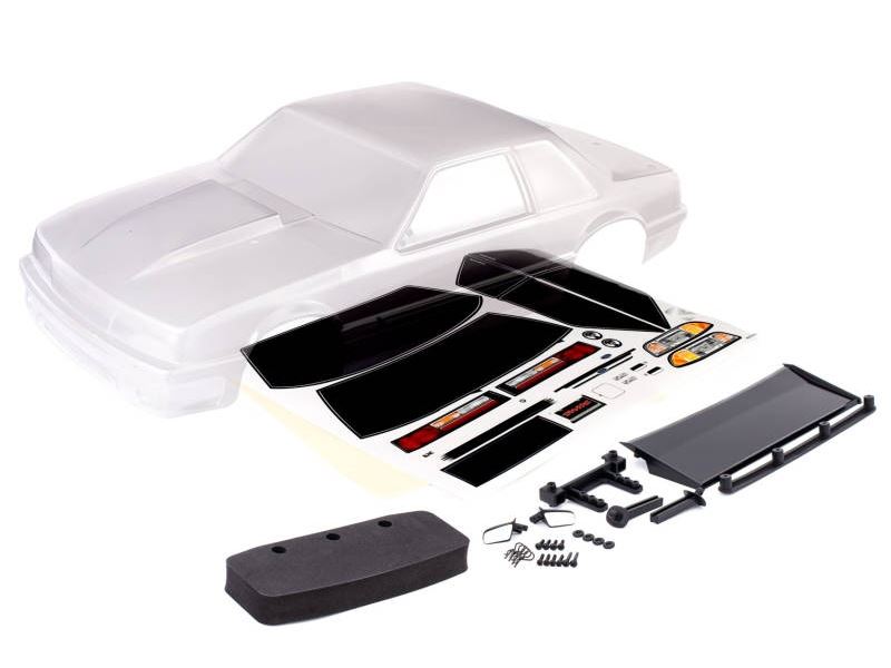 Traxxas Ford Mustang Fox Body - Clear