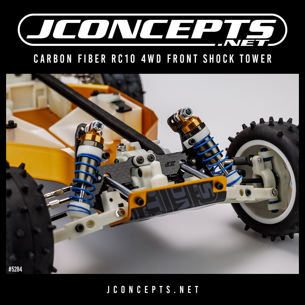 Jconcepts Carbon Fibre Rc10 4Wd Rear Shock Tower