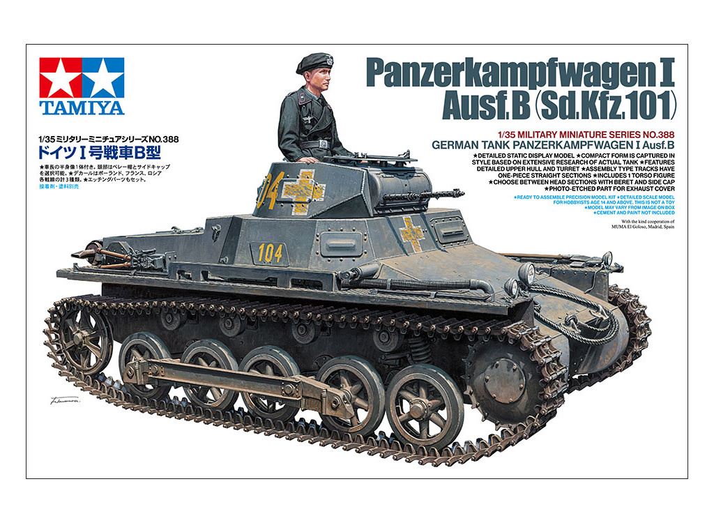 Tamiya 1/35 Pz.Kpfw. I Ausf.B