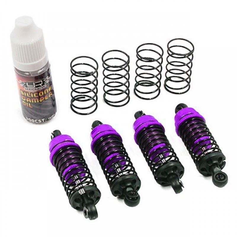 Yeah Racing Qutus Slider 55Mm Damper Set For 1/10 Rc Drift Car Purple