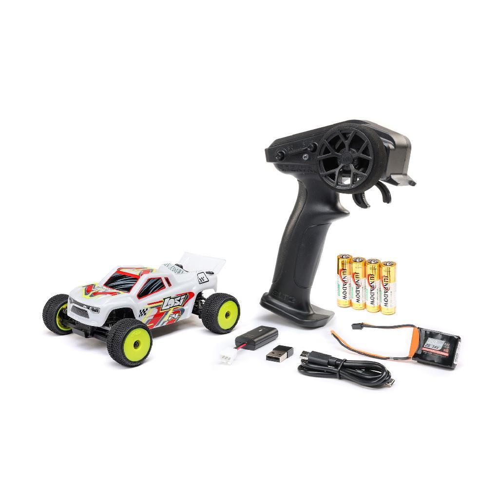 Losi 1/28 Micro-T 2Wd Stadium Truck Rtr White