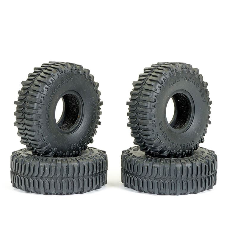 Fastrax Trx-4M Super Swamper Tyre & Foam Set (4Pc) 60X21Mm