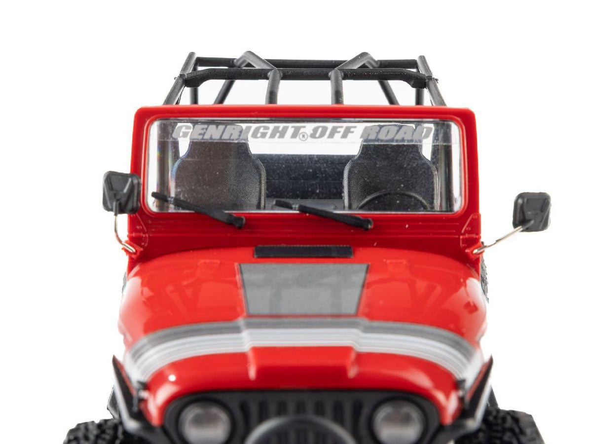 Axial 1/30 Scx30 Jeep Cj-7 Genright 4X4 Rtr, Red