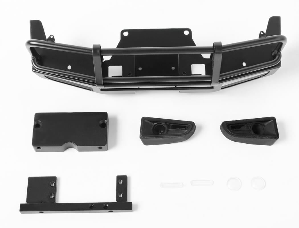 RC4WD TRIFECTA FRONT BUMPER FOR MOJAVE II 2/4 DOOR BODY SET (BLACK)