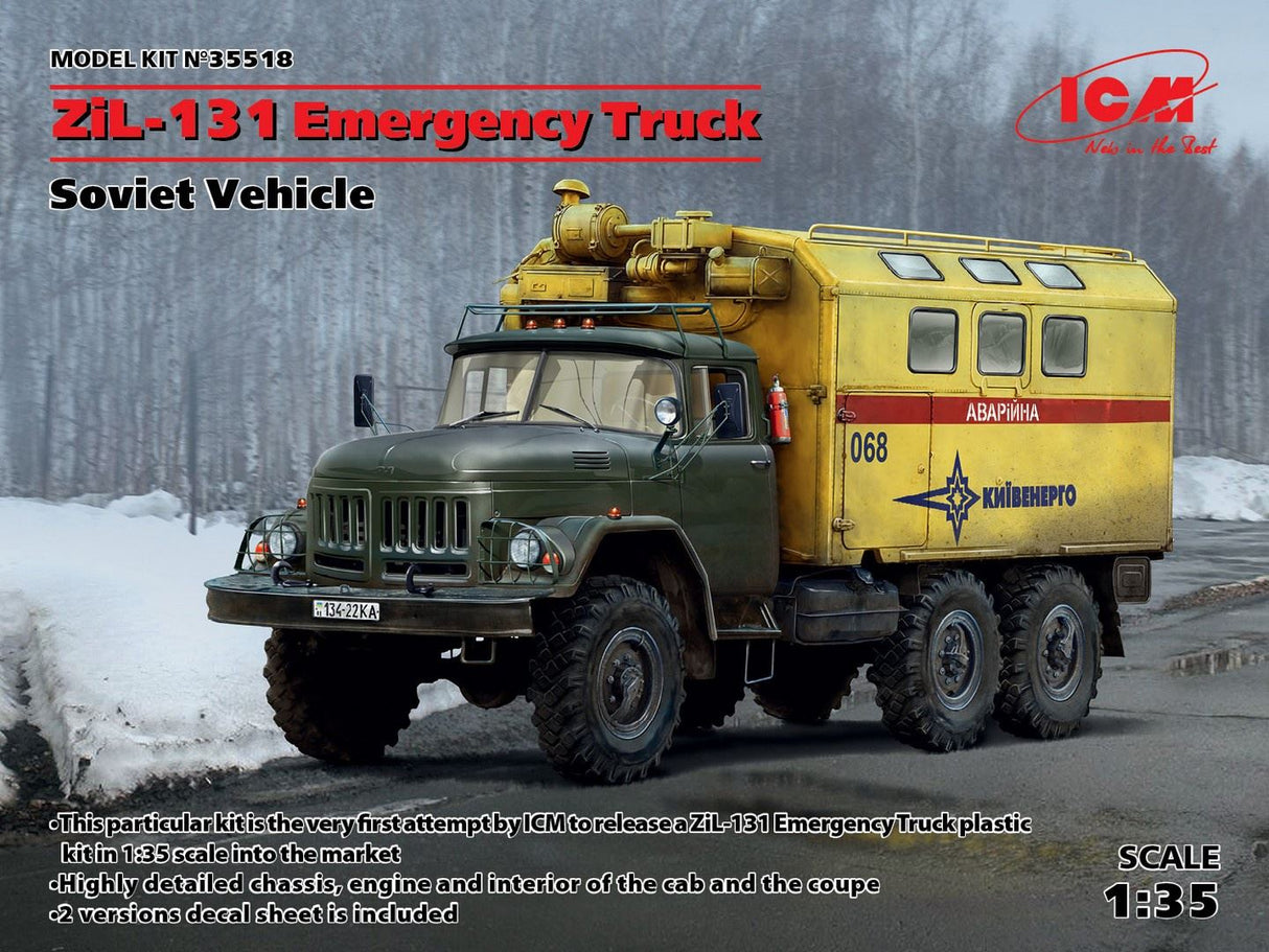 Icm Zil-131 Emergency Truck, Soviet Vehicle