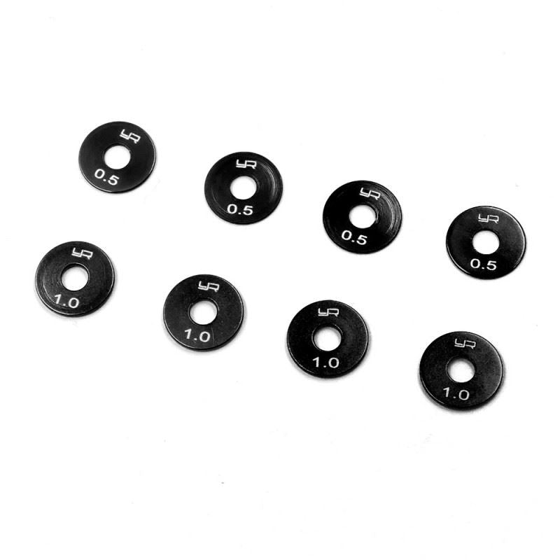 Yeah Racing Aluminum Wheel Spacer 0.5 1.0 Set 8pcs