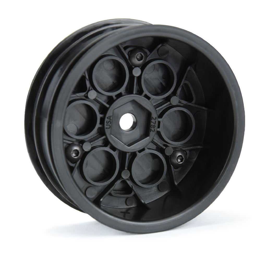 Proline 1/10 Showtime Front 2.2In 12mm Sprint Car Wheels (2) Black