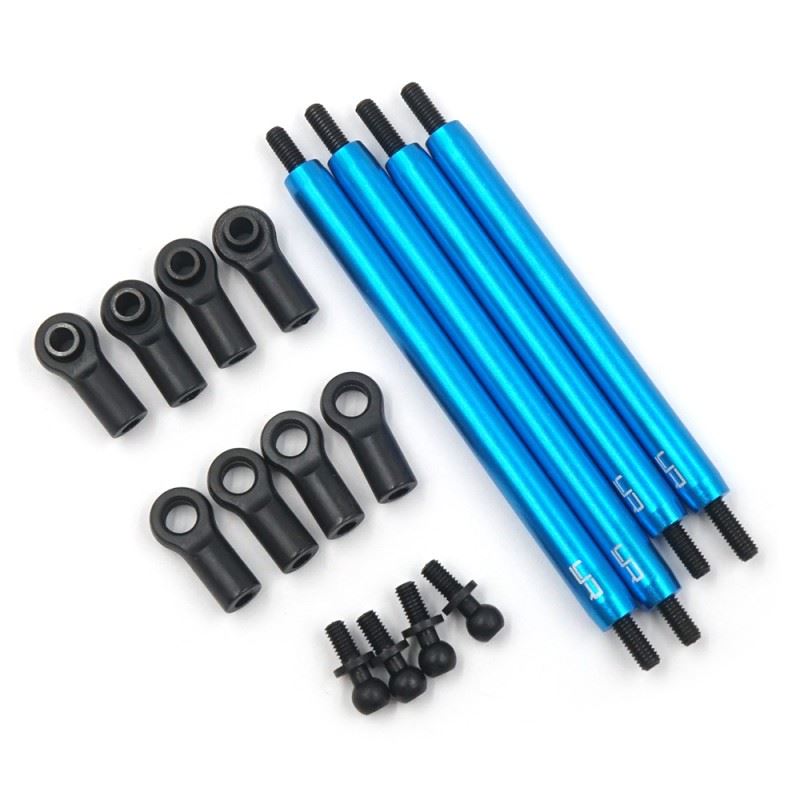 Yeah Racing Aluminum Upper Link Set for Tamiya CC02 Blue