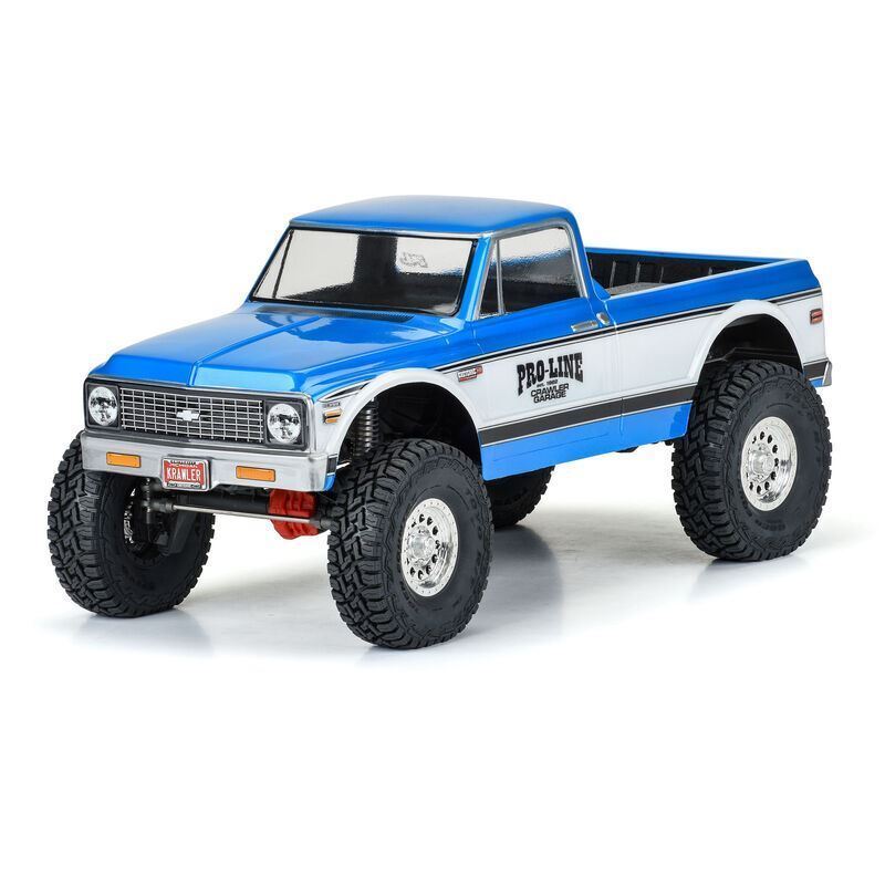 Proline 1/10 1972 Chevy K-10 Clear Body 12.3In Wheelbase Crawlers