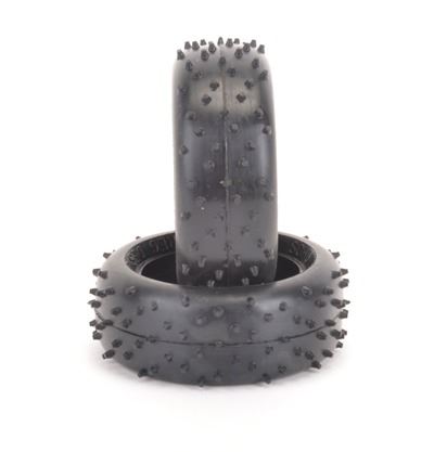Schumacher Mini Spike Tyre 2 Front - 11 x 12 - Yellow pr