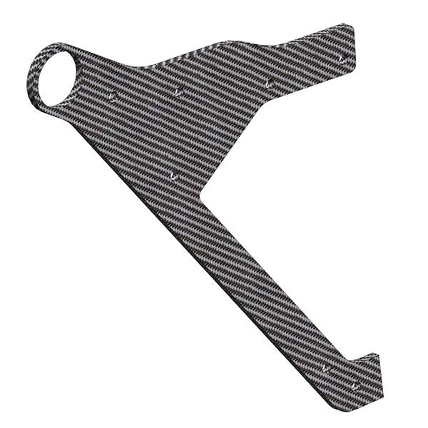 Corally Wheelie Bar Plate Graphite 1 Pc