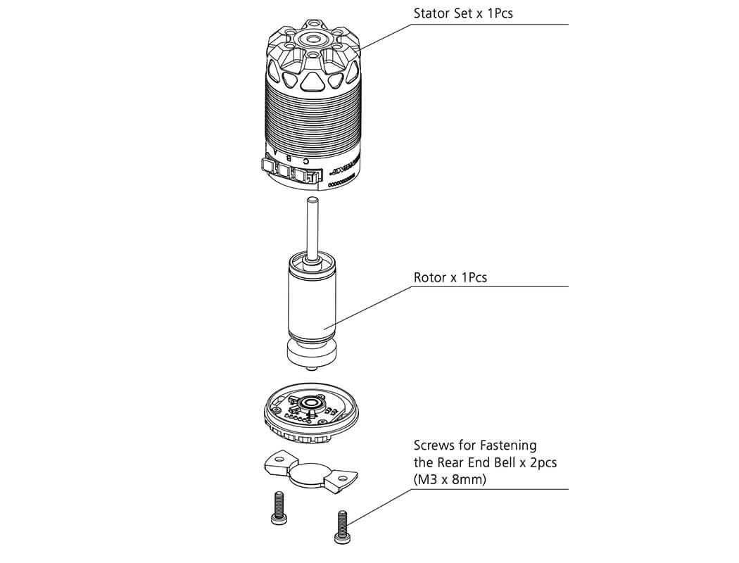 HOBBYWING XERUN 2848SD 4600KV MOTOR (1/12TH & 1/14TH CAR)