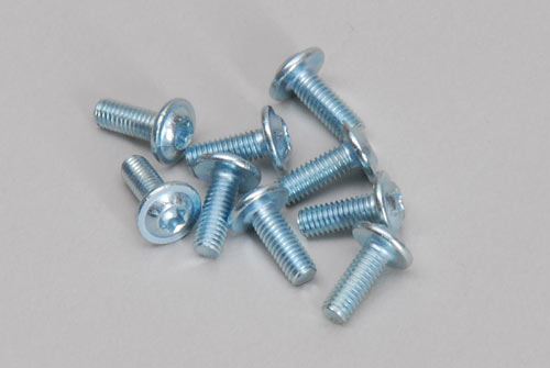 FG Modellsport P.Head TP Fl Torx Screw 3x8mm(Pk10)