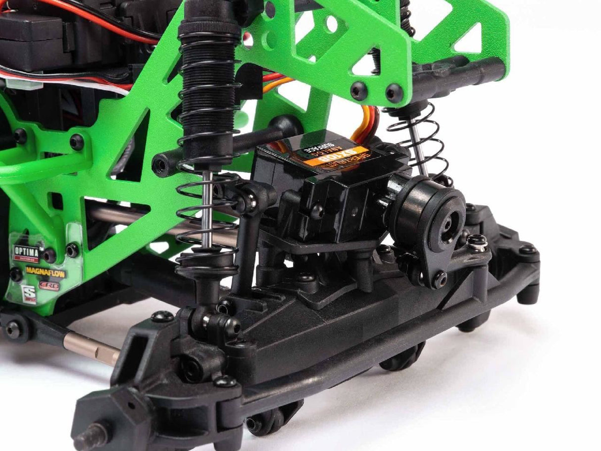 Losi 1/18 Mini LMT 4X4 Brushed Monster Truck RTR, Grave Digger