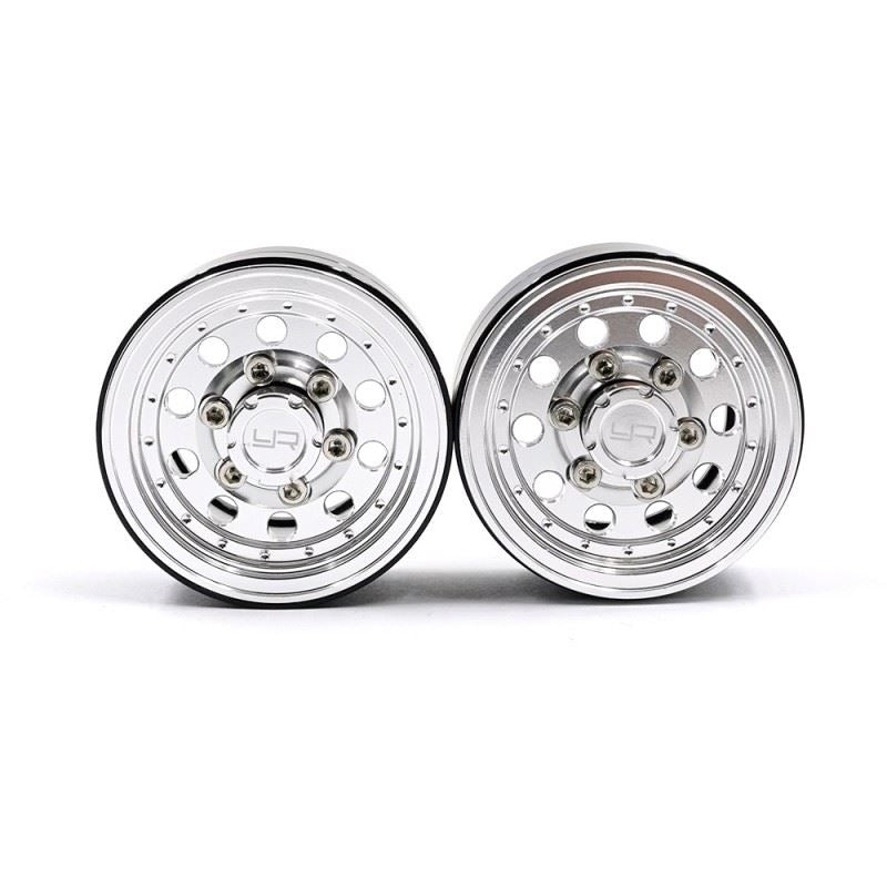 Yeah Racing 1.55 Aluminum Cnc 10 Spoke Beadlock Rims 2Pcs