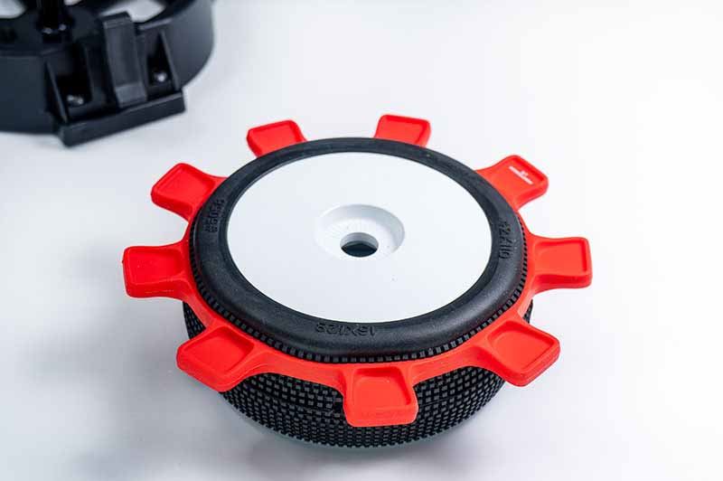 Koswork Rc Silicone Tyre Gluing Bands 1:10 1:8 Red (4)