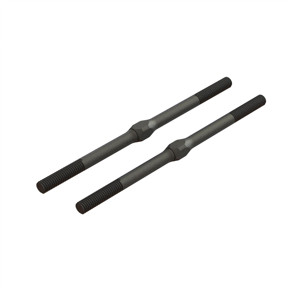 Arrma Steel Turnbuckle, M4 x 85mm Black (2)