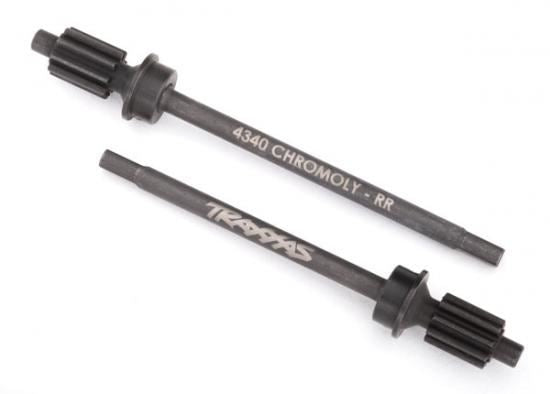 TRAXXAS Axle shaft, Rr, HD (L&R)/ portal drive input gear, Rr (machi