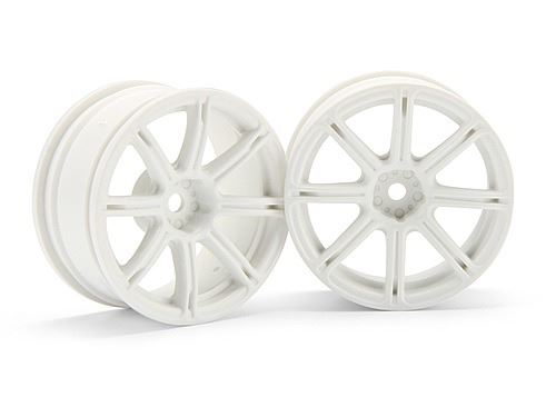 HPI Work Emotion Xc8 Wheel 26mm White (3mm Offset)