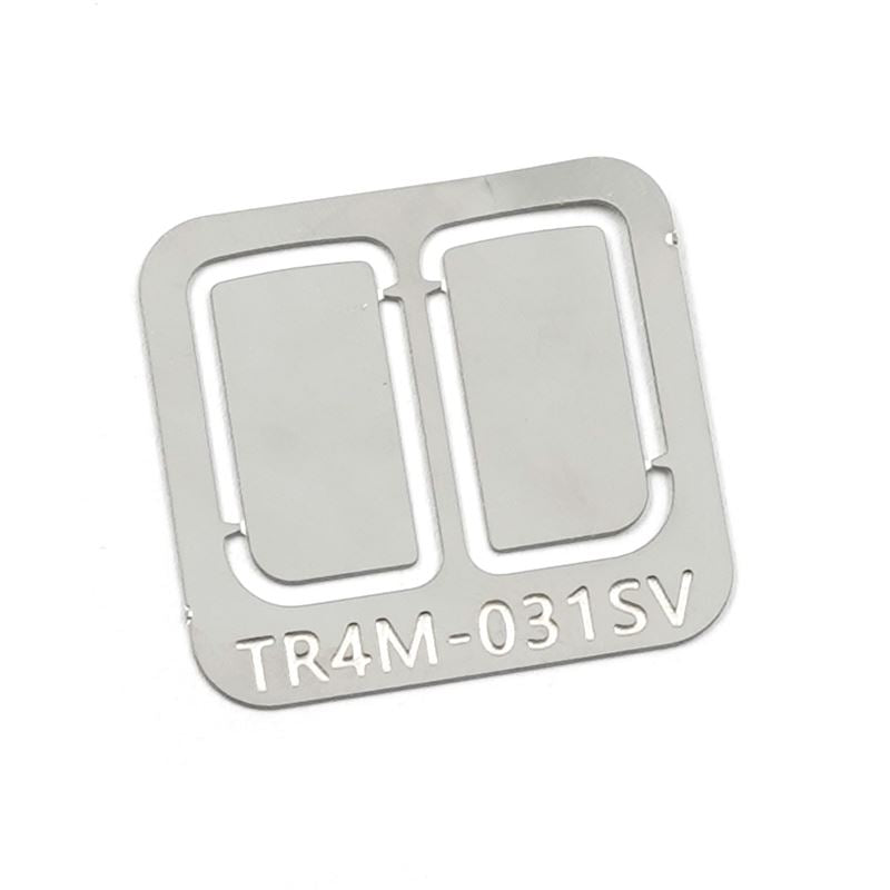 Yeah Racing Side-View Reflective Mirror Plate fits Traxxas 1/18 TRX-4M Defender