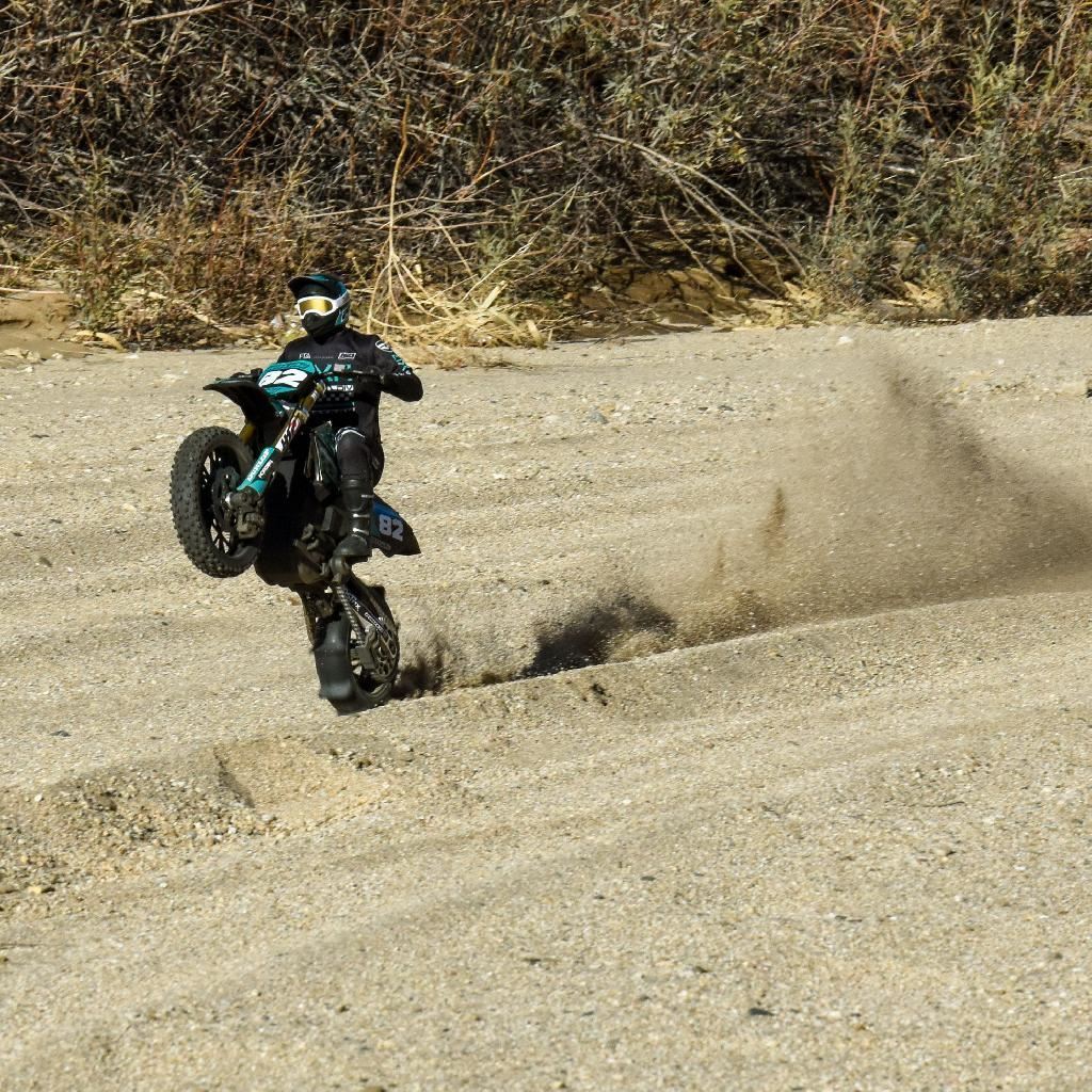 Proline Roost Mx Sand/Snow Paddle Motorcycle Tire Mounted On Black W