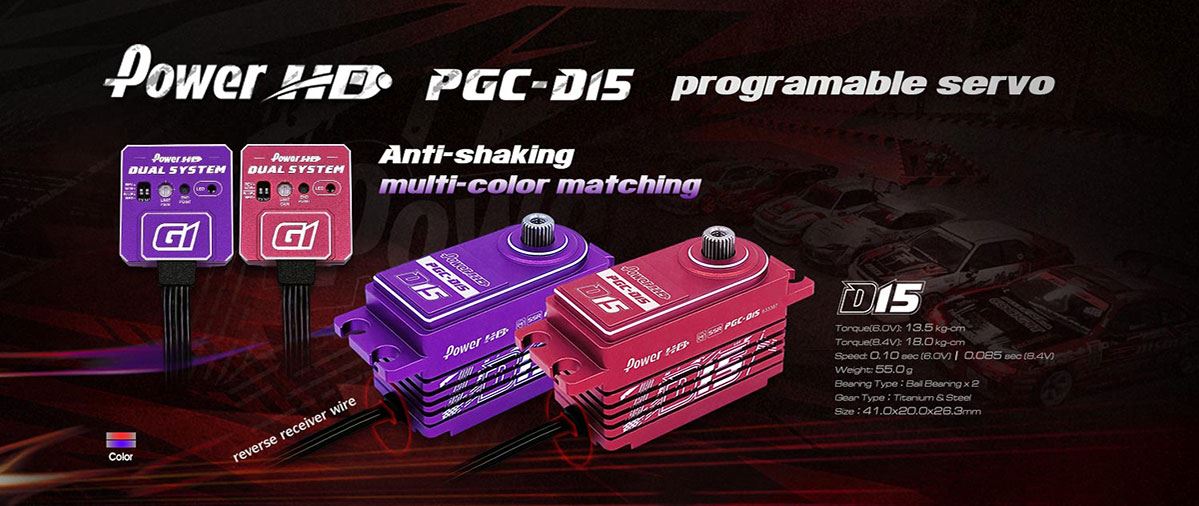 Power Hd Gyro G1 Drift Dual System Full Red
