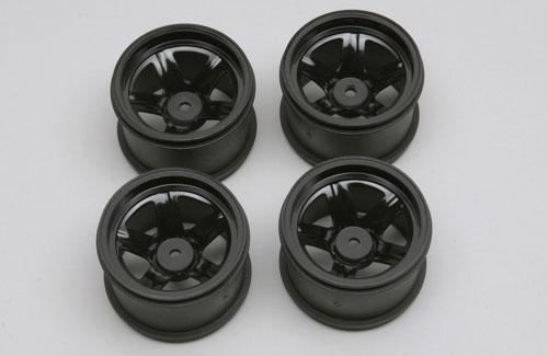 XTM Racing Wheels - 5 Spoke/Black (Pk4) - Rage