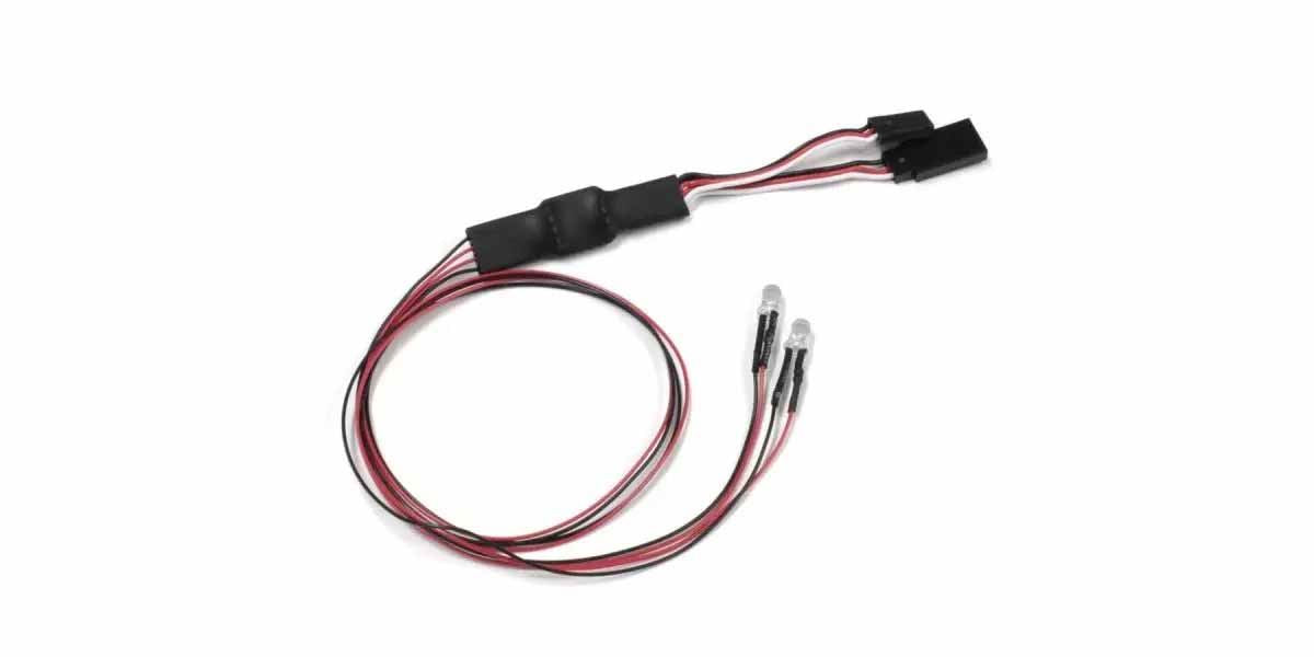 Kyosho Led Light Unit (Diam=5/L=400/Clear/2 Bulbs)
