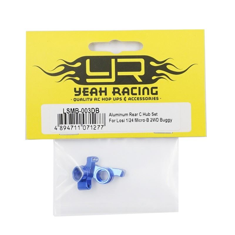 Yeah Racing Aluminum Rear C Hub Set For Losi 1/24 Micro-B 2Wd Buggy / 1/28 Micro-T Truck