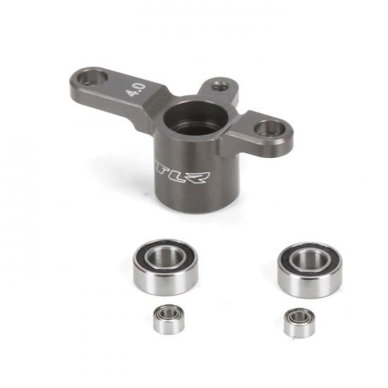 TLR Aluminum Throttle Tri-Horn w/bearings: 8IGHT 4.0