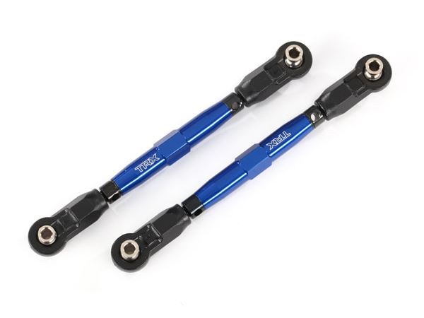 Traxxas Maxx Aluminium Front Toe Links (Tubes Blue Anodized)