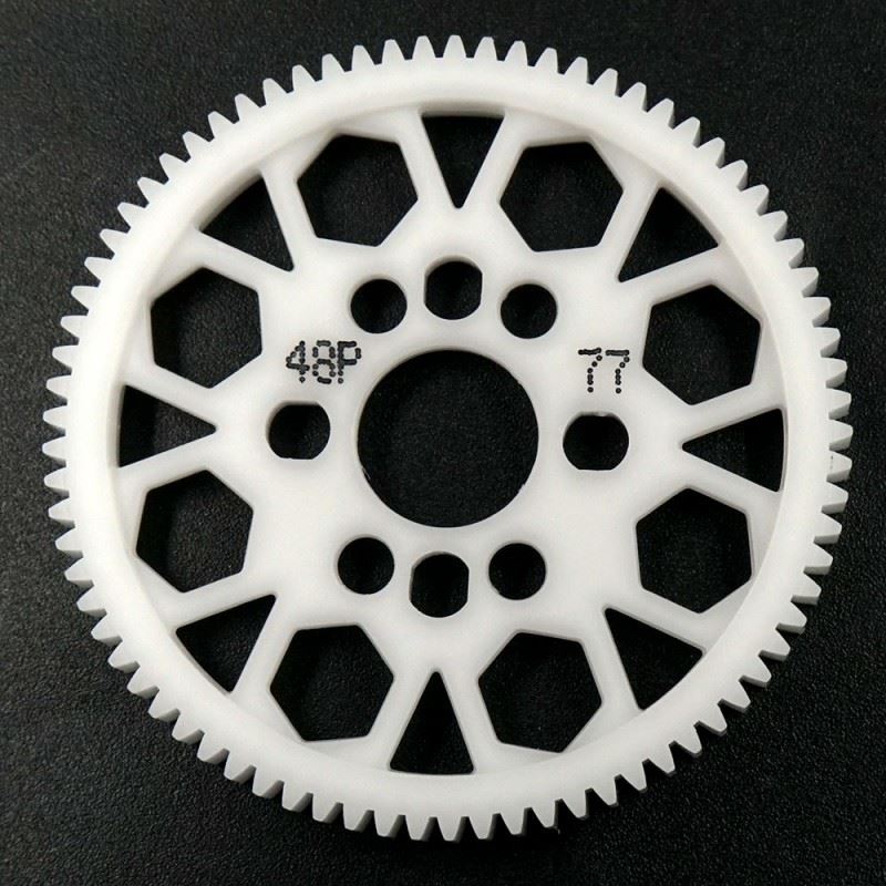 Yeah Racing Competition Delrin Spur Gear 48P 77T For 1/10 On Road Touring Drift