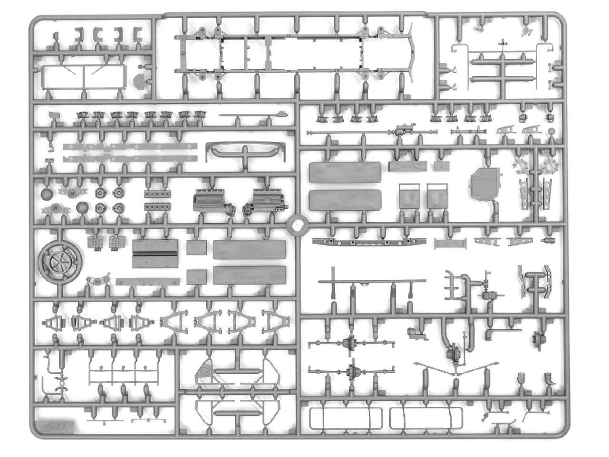 Icm S.E.Pkw Kfz.70 With Zwillingssockel 36, Wwii German Military Vehicle