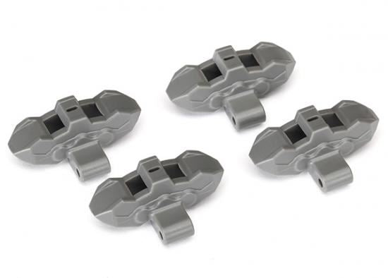 TRAXXAS Brake calipers, front or rear (grey) (4)