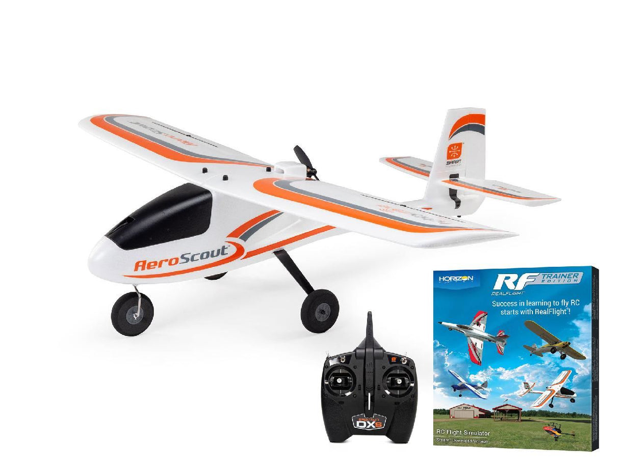 Hobbyzone Aeroscout S 2 1.1M Rtf Basic With Safe And Realflight