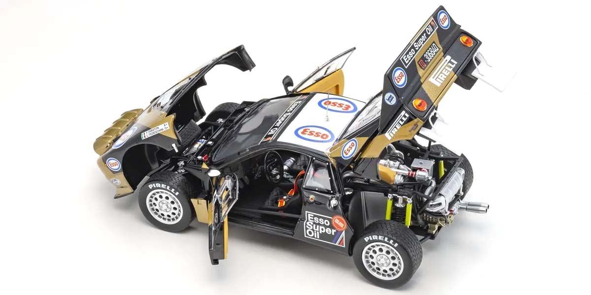 Kyosho 1:18 Lancia Rally 037 F.Tabaton Targa Florio 1985 Esso Nr.3