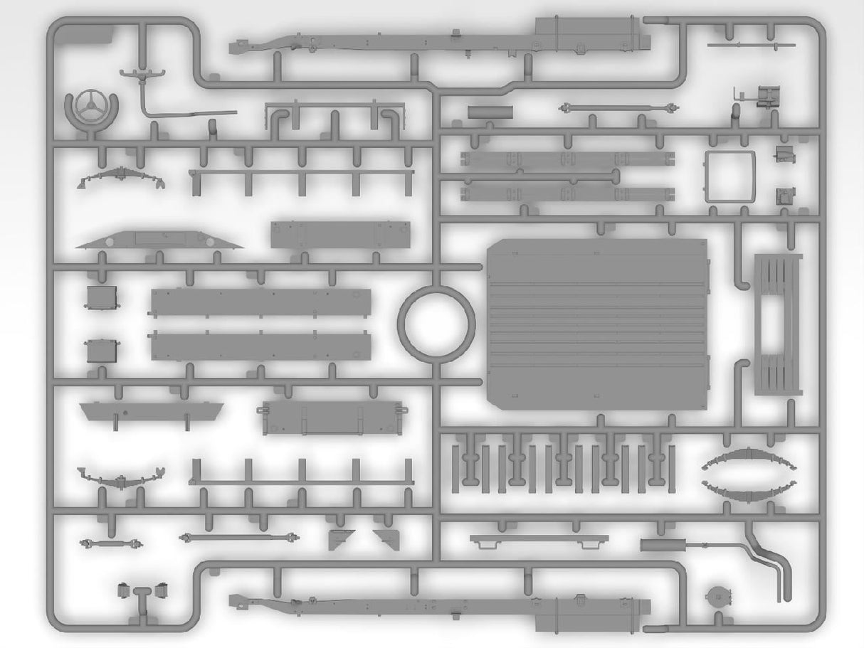 Icm Wwii U.S. Army Kitchen Truck With Accessories