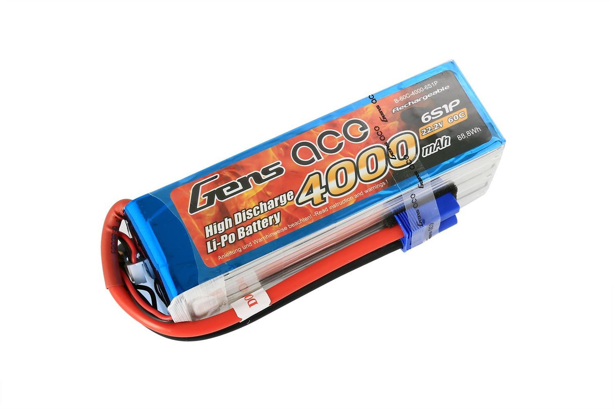Gens Ace Li-Po 6S 22.2V 4000mAh 60C with EC5