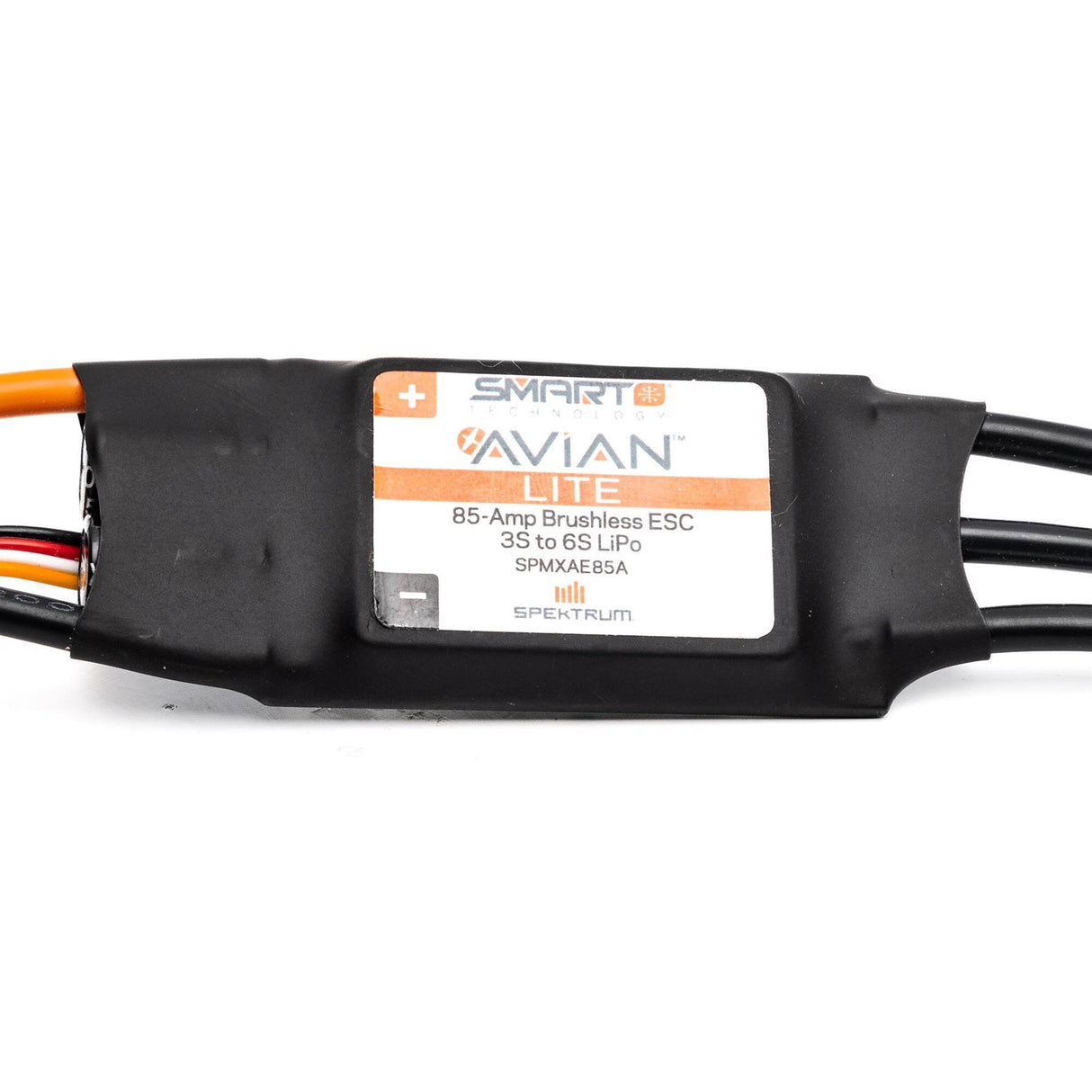 Spektrum Avian 85-Amp Smart Lite Brushless ESC, 3S-6S: IC5