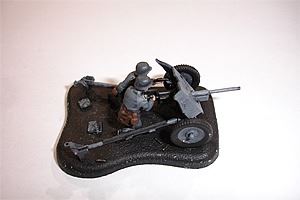 Zvesda 1/72 Wwii German 75mm Gun With Crew