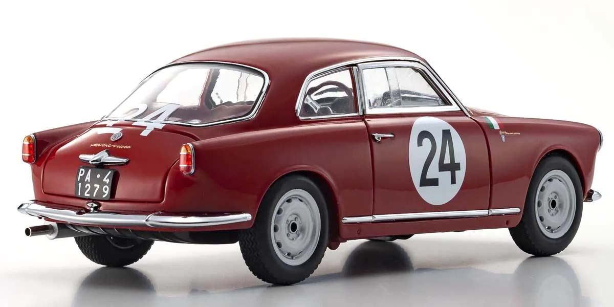 Kyosho 1:18 Alfa Romeo Giuletta Sv Targa Florio 1957 Nr.24