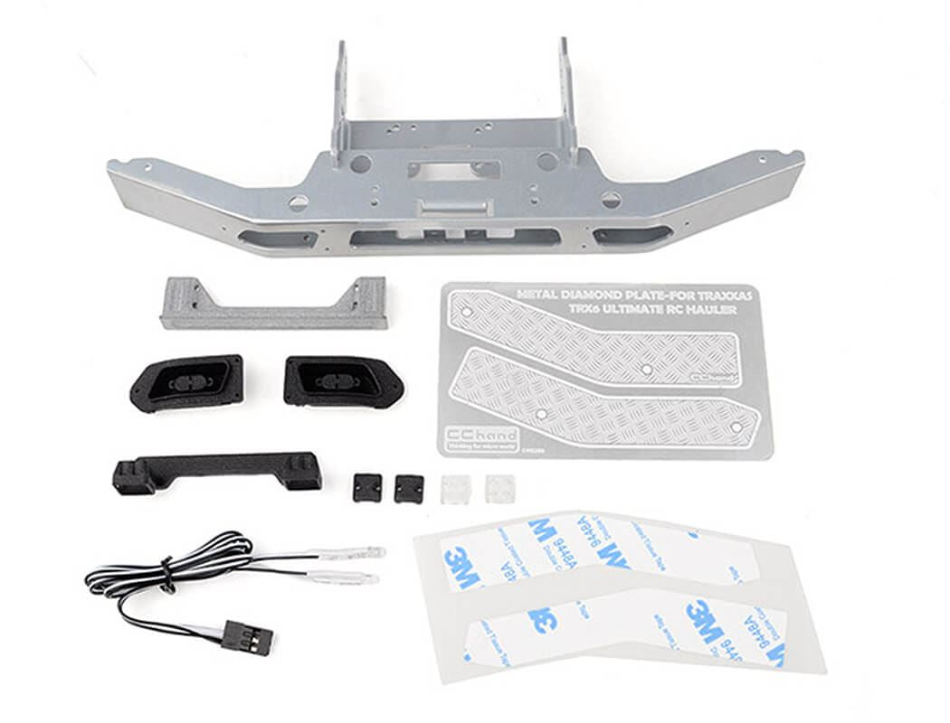 RC4WD PROWLER FRONT BUMPER W/ LIGHTS FOR TRAXXAS TRX-6 ULTIMATE