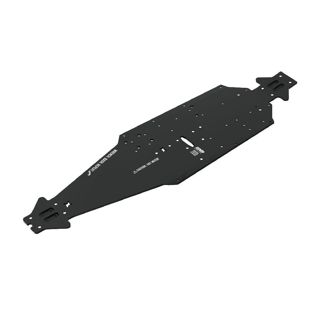 Arrma Aluminum Chassis Cnc 7075 T6 Xlwb, Black (1Pc)