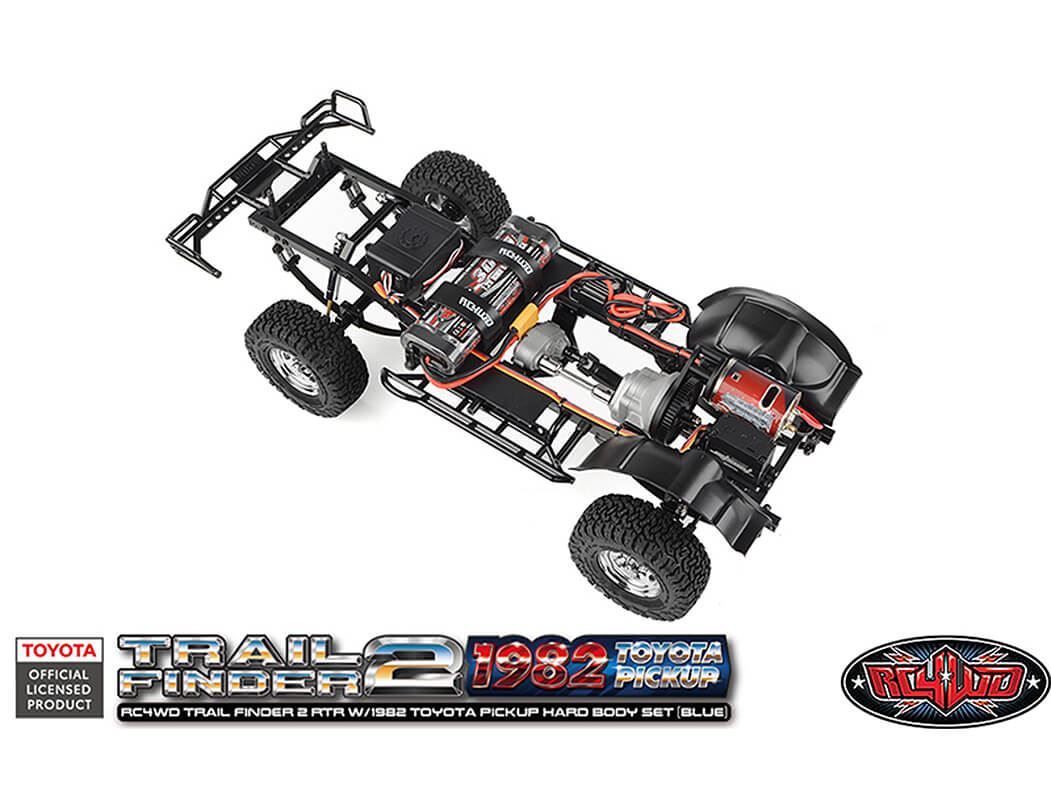 Rc4Wd Trail Finder2 Rtr With 1982 Toyota Pickup Hard Body Blue