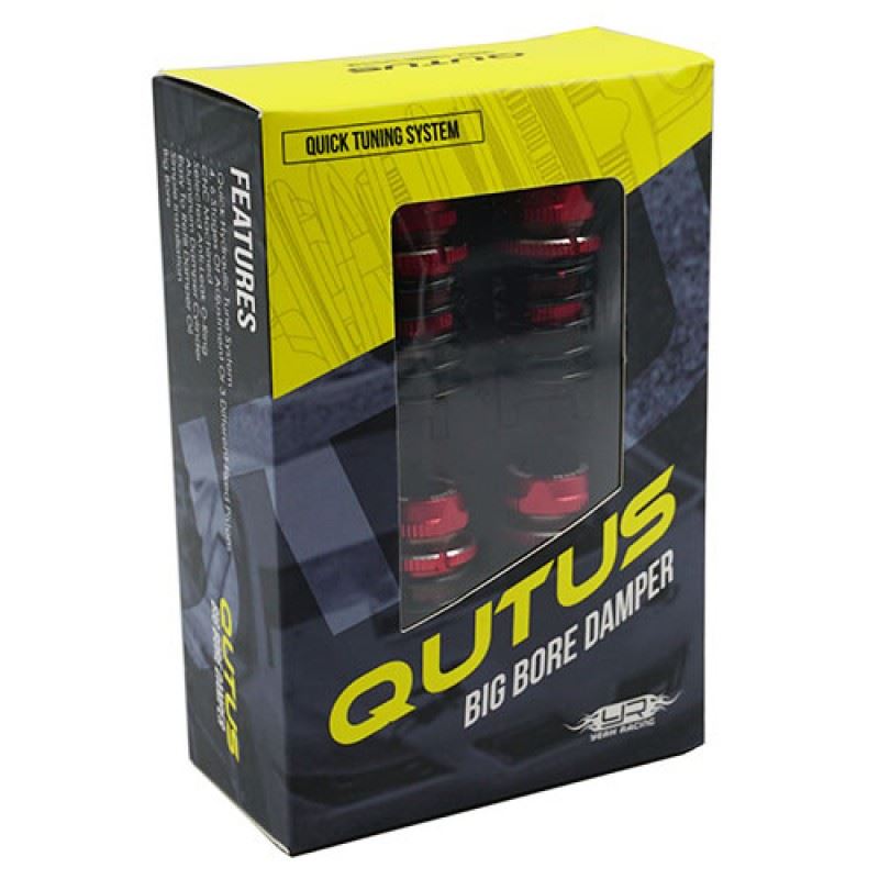 Yeah Racing QUTUS Challenger 55mm Damper Set for 1/10 RC Touring M-Chassis Car Red