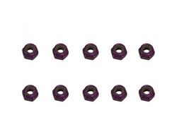 Anderson Alum. Nylon Nut 4mm Red (10pcs/Bag)